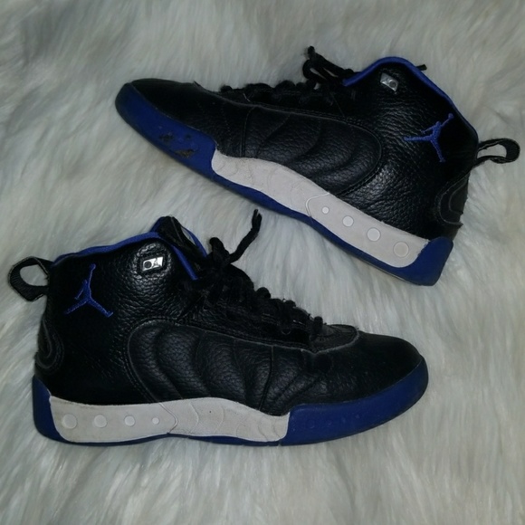 blue jordans junior